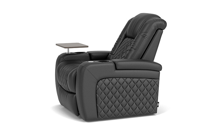 Runner 2 Power Recliner in Black Recliners Living Room